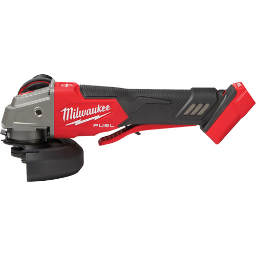Meuleuse &agrave; frein &agrave; vitesse variable avec interrupteur &agrave; glissi&egrave;re non verrouillable M18 Fuel, 18 V, Mandrin 5"/4-1/2", Lithium-ion Groupe Belzile Dickner