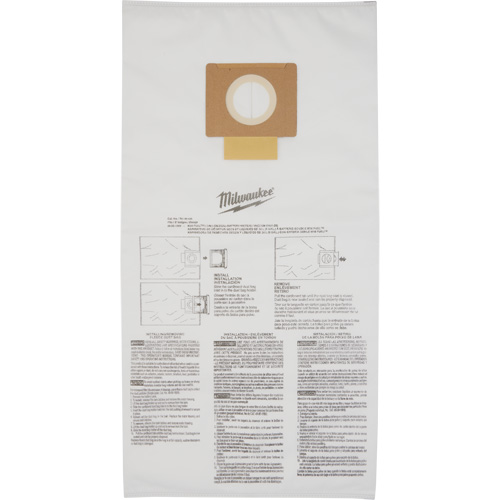 Sacs &agrave; poussi&egrave;re molletonn&eacute;s, 9 gal. US Groupe Belzile Dickner