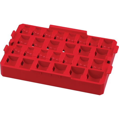 Organisateur amovible de 27 pi&egrave;ces pour les douilles de prise 1/2" Shockwave Impact Duty Packout Groupe Belzile Dickner