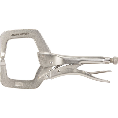 Locking Pliers, 11" Length, C-Clamp Groupe Belzile Dickner