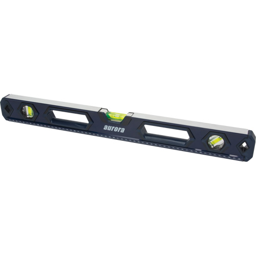 High-Accuracy Level, Box, 2' L, Aluminum, 3, Non-Magnetic Groupe Belzile Dickner