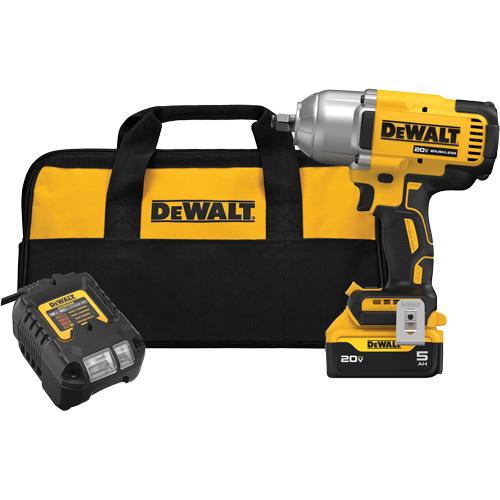 XR&reg; High Torque Impact Wrench Kit with Hog Ring Anvil, 20 V, 1/2" Socket Groupe Belzile Dickner