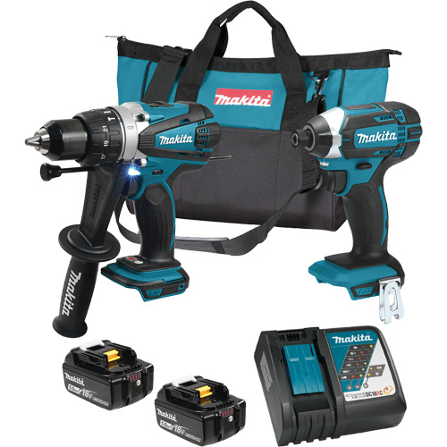 LXT Cordless 2-Tool Combo Kit, Lithium-Ion, 18 V Groupe Belzile Dickner