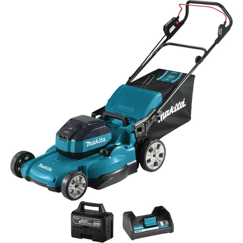 Brushless Cordless Lawnmower, Push Walk-Behind, Battery Powered, 21" Cutting Width Groupe Belzile Dickner