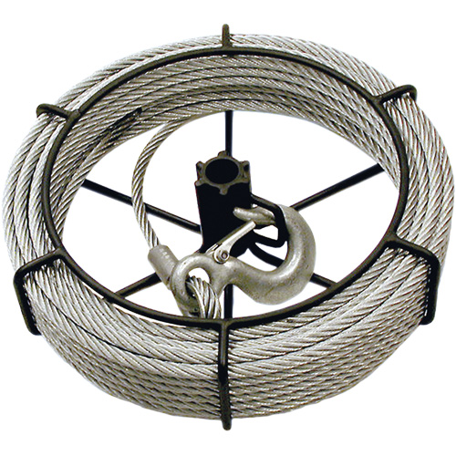 JGP-300A 3 Ton 66' Cable Assembly for Jet Wire Grip Pullers Groupe Belzile Dickner