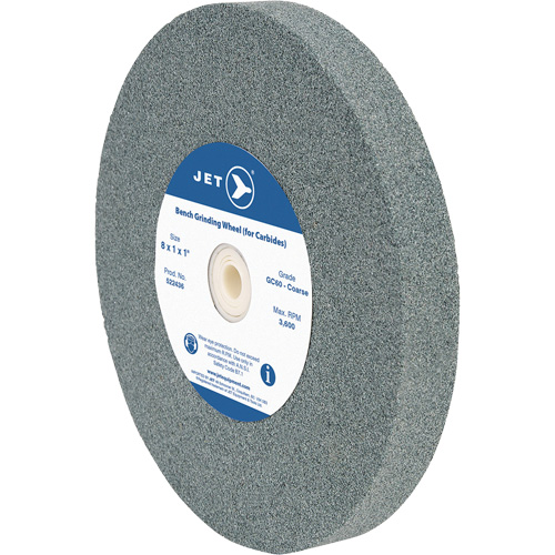 GC810C Meule d'&eacute;tabli, 8" x 1", Arbre de 1", Carbure de silicium Groupe Belzile Dickner