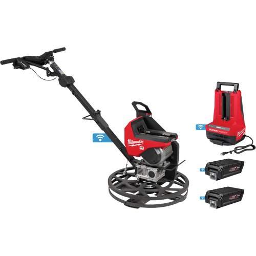 Kit de truelle &agrave; bordures &agrave; conducteur marchant 24" MX Fuel Groupe Belzile Dickner