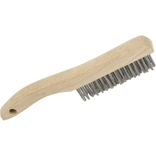 4SHSS Brosse &agrave; r&eacute;curer manuelle, Acier inoxydable, 4 x 16 rangs de fils, Longueur 10" Groupe Belzile Dickner