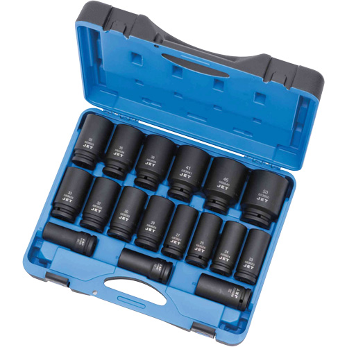 PS1734DM Jeu de douilles, 17 Mcx, Chocs, Prise de 3/4", Profond Groupe Belzile Dickner