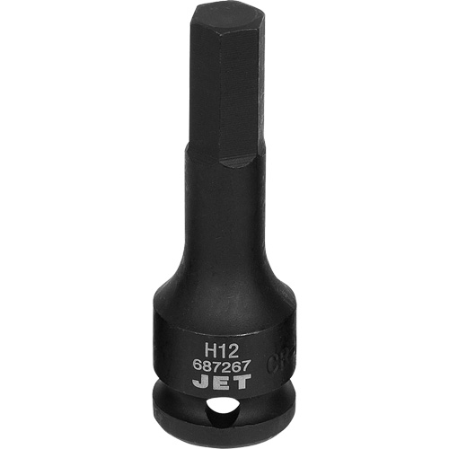 Impact Socket Bits, Hex, 12 mm x 1/2" Drive Groupe Belzile Dickner