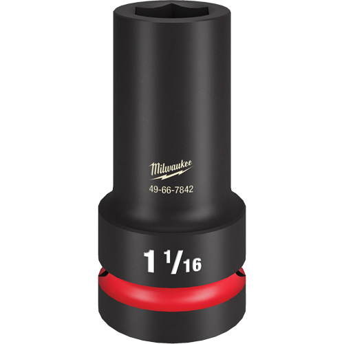 Douille &agrave; paroi extra mince Shockwave Impact Duty, Chocs, 1-1/16", Prise 1", 6 pans, Profond Groupe Belzile Dickner