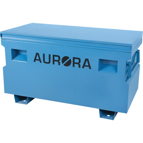 Jobsite Tool Box, 48" x 24" x 27-3/5", Steel, Blue Groupe Belzile Dickner