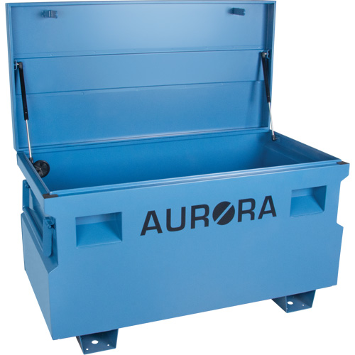 Jobsite Tool Box, 48" x 24" x 27-3/5", Steel, Blue Groupe Belzile Dickner