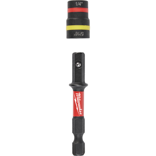 Shockwave Impact Duty Quik-Clear 2-in-1 Nut Driver, 5/16"/1/4" Drive, 2-1/4" L, Magnetic Groupe Belzile Dickner