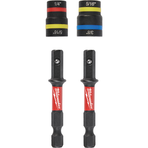 Shockwave Impact Duty Quik-Clear 2-in-1 Nut Driver Set, 5/16"/1/4"/3/8" Drive, 2-1/2" L, Magnetic Groupe Belzile Dickner