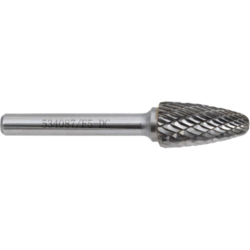 F1-DC JET-KUT Tree Shape Bur (Radius End), 1/4" Dia. Groupe Belzile Dickner