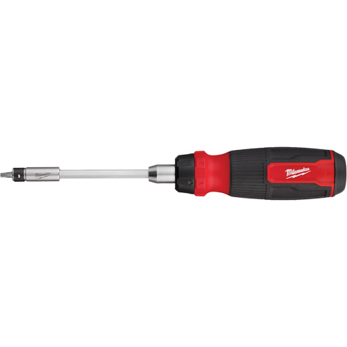 27-in-1 Ratcheting Security Multi-Bit Screwdriver, 10-11/100" L, Cushion Grip Handle Groupe Belzile Dickner
