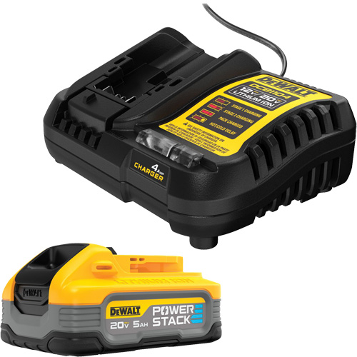 POWERSTACK Battery Kit, Lithium-Ion, 20 V, 5 Ah Groupe Belzile Dickner