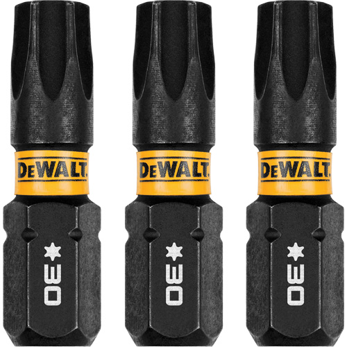 3-Piece FLEXTORQ&reg; Impact Screwdriving Bits, Torx, T-30, 1/4" Drive Groupe Belzile Dickner