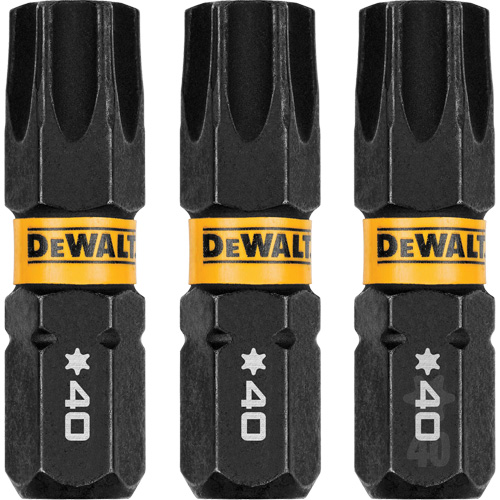 3-Piece FLEXTORQ&reg; Impact Screwdriving Bits, Torx, T-40, 1/4" Drive Groupe Belzile Dickner