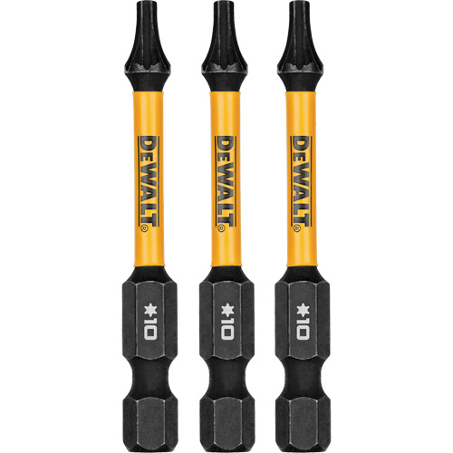 Forets pour tournevis &agrave; chocs FLEXTORQ 3 mcx, Torx, T-10, Prise 1/4" Groupe Belzile Dickner
