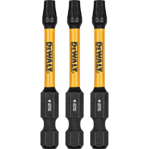 Forets pour tournevis &agrave; chocs FLEXTORQ 3 mcx, Torx, T-25, Prise 1/4" Groupe Belzile Dickner