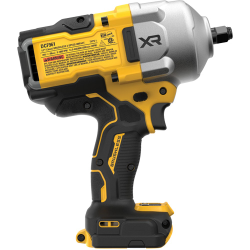 XR&reg; Brushless Cordless High Torque Impact Wrench with Hog Ring Anvil, 20 V, 1/2" Socket Groupe Belzile Dickner