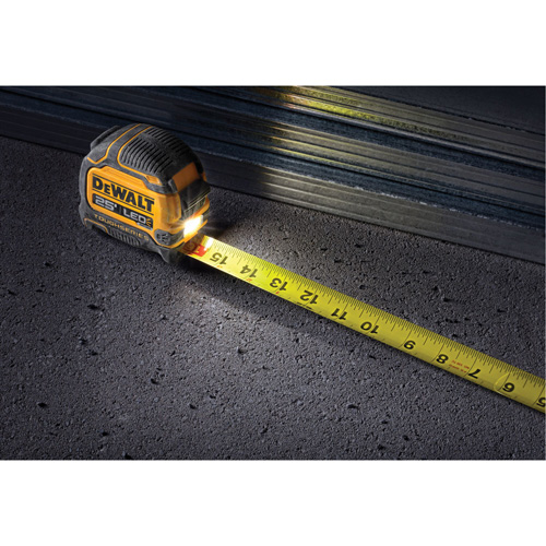 Ruban &agrave; mesurer &agrave; lampe DEL TOUGHSERIES, 25' Groupe Belzile Dickner