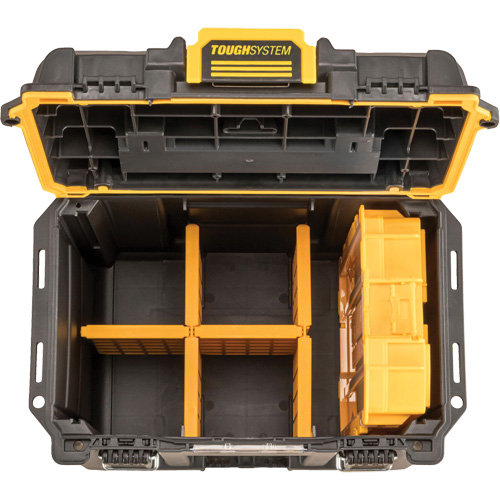 ToughSystem&reg; 2.0 Deep Compact Toolbox, 10" x 15-7/20" x 13-4/5", Black/Yellow Groupe Belzile Dickner