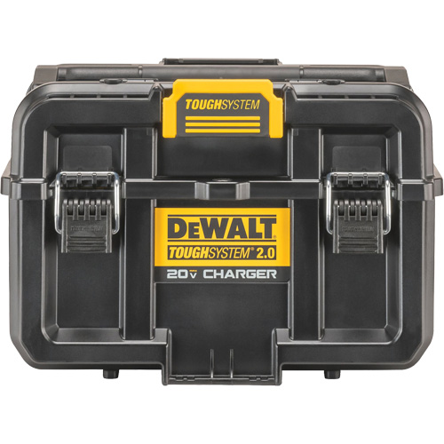 Chargeur 20V &agrave; deux ports ToughSystem 2.0, 14" x 15" x 9", Noir/Jaune Groupe Belzile Dickner