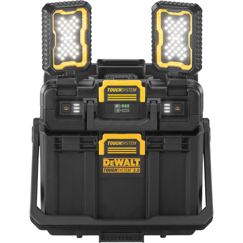 Baladeuse ajustable ToughSystem 2.0 avec rangement, 16" x 11" x 14", Noir/Jaune Groupe Belzile Dickner