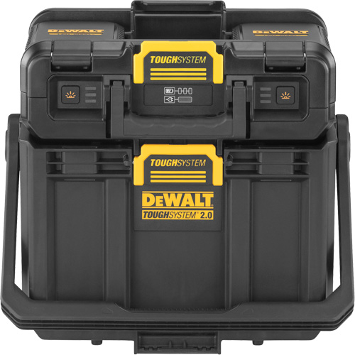 Baladeuse ajustable ToughSystem 2.0 avec rangement, 16" x 11" x 14", Noir/Jaune Groupe Belzile Dickner
