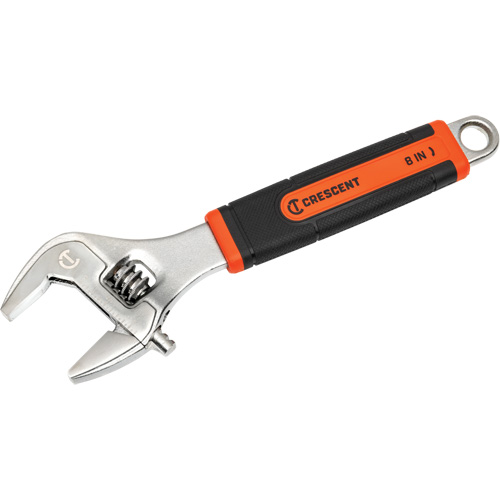 Adjustable Wrench, 8" L, 2-1/5"/31 mm Max Width, Chrome/Polished Groupe Belzile Dickner