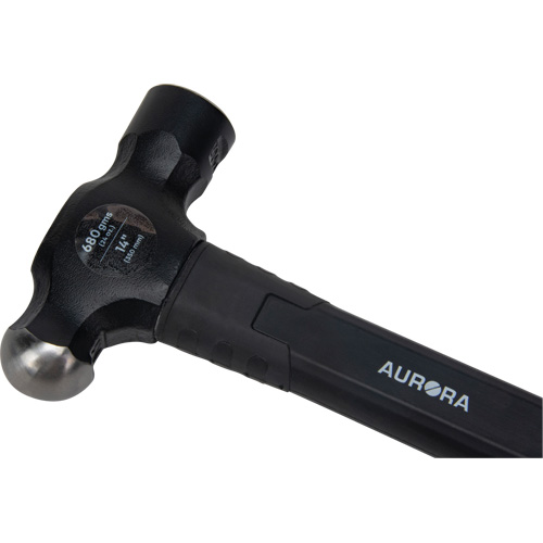 Marteau &agrave; panne ronde, Poids de la t&ecirc;te 24 oz, Face Ordinaire, Prise Fibre de verre Groupe Belzile Dickner