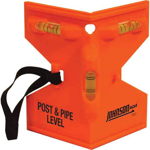 Orange Post & Pipe Level Groupe Belzile Dickner