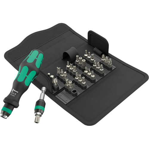 32-piece Kraftform Kompakt 71 Security Screwdriver, 4-17/25" L, Cushion Grip Handle Groupe Belzile Dickner