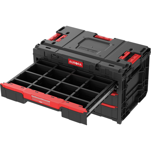 Arx&reg; 3-Drawer Toolbox, 23-1/10" x 15" x 13-2/5", Black Groupe Belzile Dickner