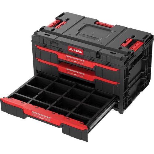 Arx&reg; 3-Drawer Toolbox, 23-1/10" x 15" x 13-2/5", Black Groupe Belzile Dickner