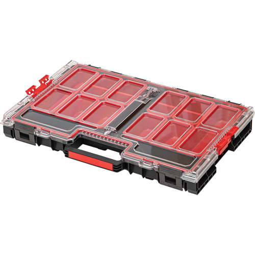 Grand organisateur avec bacs Arx, 21" x 15" x 3", Noir Groupe Belzile Dickner