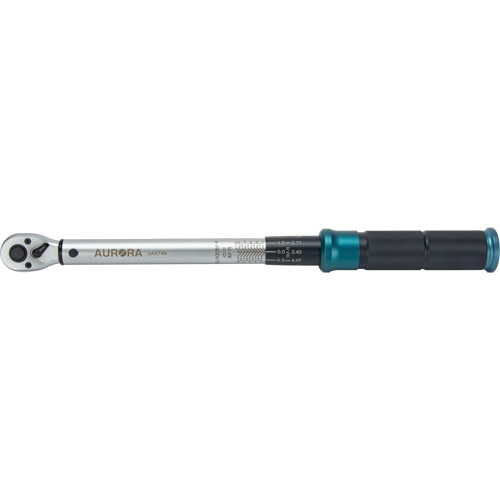 72-Tooth Torque Wrench, Click, 3/8" Square Drive, 10 - 100 ft-lbs. Groupe Belzile Dickner