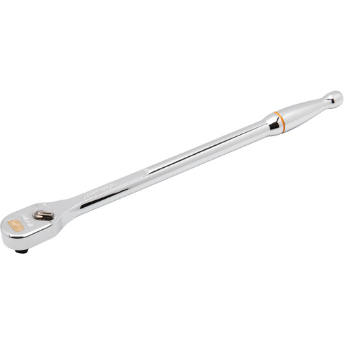 120XP Full Polish Chrome Extra Long Handle Teardrop Ratchet, 1/4" Drive, Ergonomic Handle Groupe Belzile Dickner