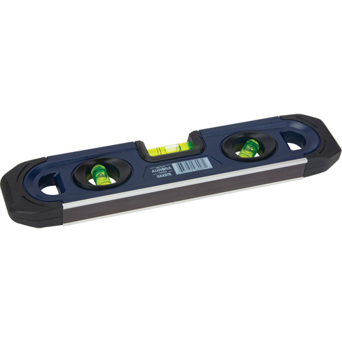 Torpedo Level, 9" L, 3 Vials, Magnetic Groupe Belzile Dickner