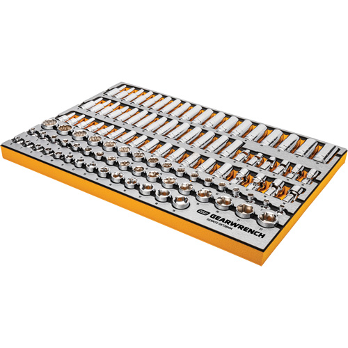 MEGAMOD Master Mechanics Tool Set in Premium Modular Foam Trays with Tool Storage, 1024 Pieces Groupe Belzile Dickner