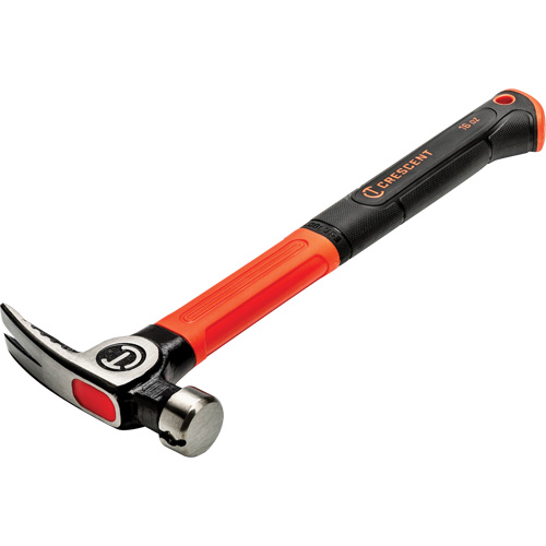 General Purpose Hammer, 16 oz., Fibreglass/Cushion Handle, 14" L Groupe Belzile Dickner