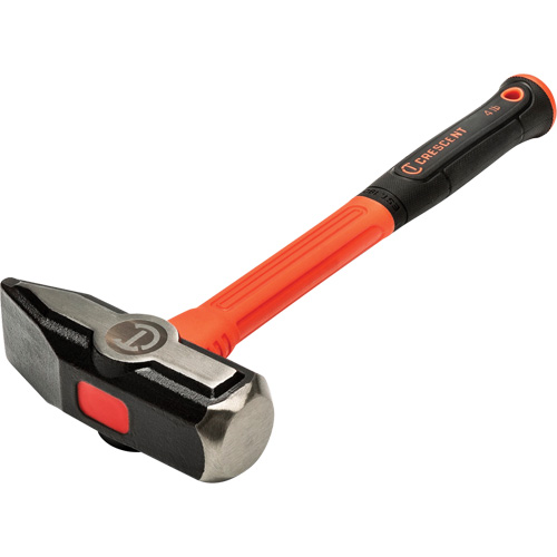 Fiberglass Blacksmith Hammer, 4 lbs Head Weight, 14" L Groupe Belzile Dickner