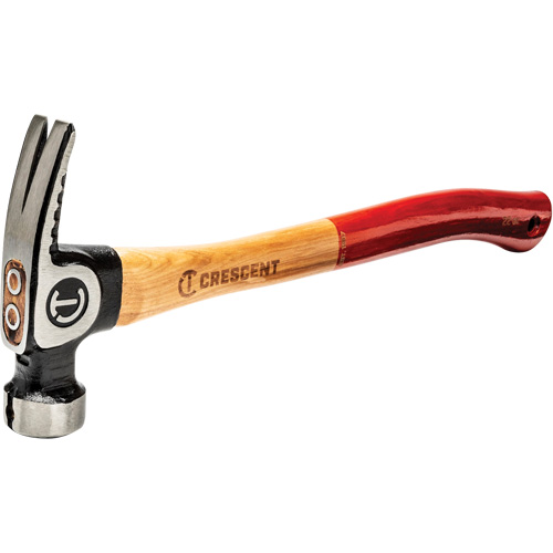 Milled-Face Framing Hammer, 22 oz., Wood Handle, 18" L Groupe Belzile Dickner