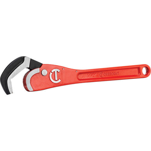 Cl&eacute; pour tuyau en acier auto-ajustable, Cap des m&acirc;choires 2-1/2", Longueur 16", Fini Rev&ecirc;tement en poudre, Prise Non-ergonomique Groupe Belzile Dickner