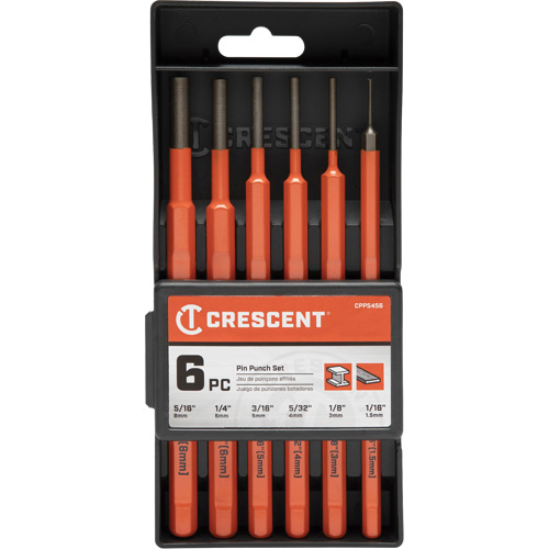 Pin Punch Set, 6 Pieces Groupe Belzile Dickner