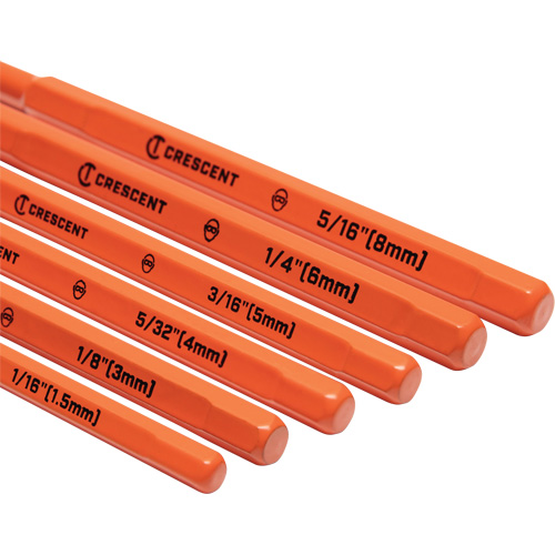 Pin Punch Set, 6 Pieces Groupe Belzile Dickner
