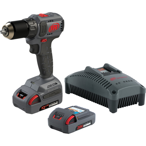 Ensemble de perceuse-tournevis compact sans fil, Lithium-ion, 20 V, Mandrin 1/2", Couple 37 lb-pi Groupe Belzile Dickner